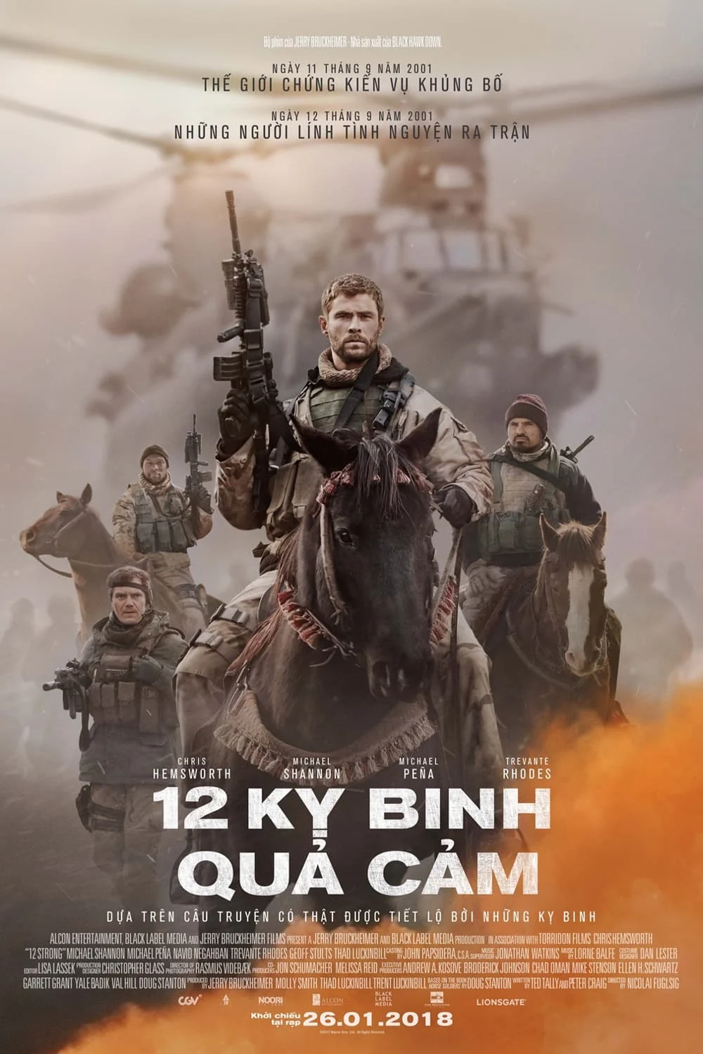 Xem phim 12 Kỵ Binh Quả Cảm - Full HD Vietsub