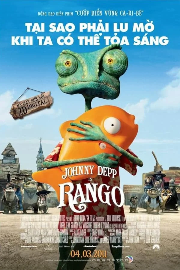 Xem phim Rango: Tắc Kè Nhát Gan - Full HD Vietsub